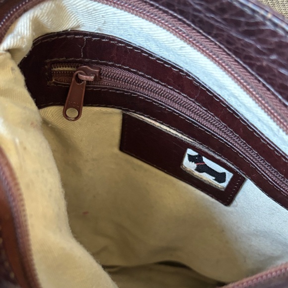 Vintage RADLEY LONDON Brown Leather Crossbody Bag - Picture 6 of 13